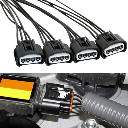 For Lexus Toyota Camry Sienna 4Pcs Ignition Coils Connector Plug Harness