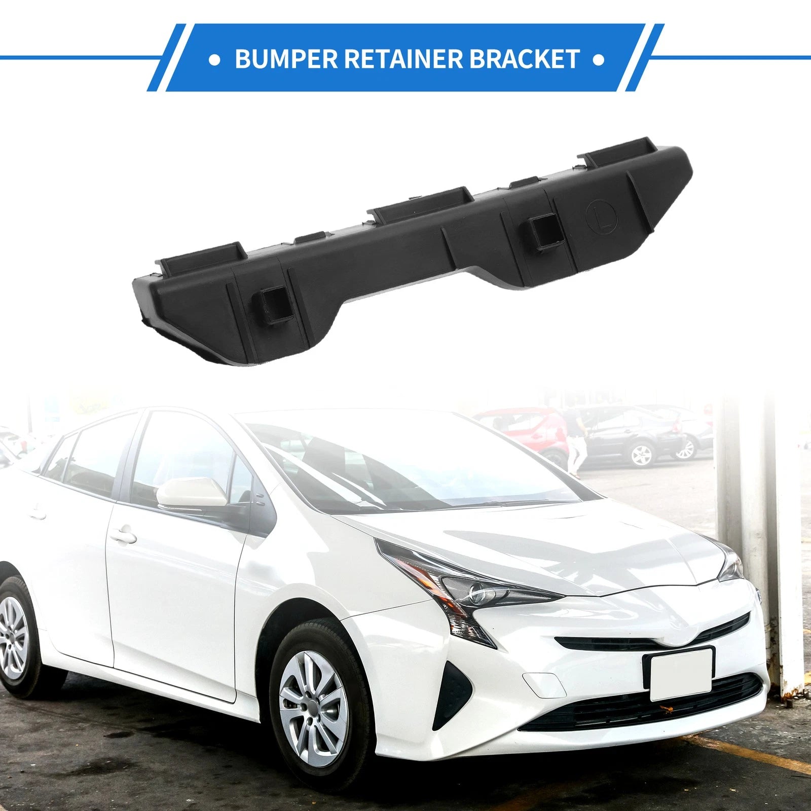 Left Rear Bumper Retainer Bracket Replacement for Toyota Corolla (2003–2007)