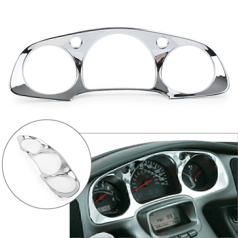Chrome Instrument Panel Accent Cover Trim for Honda Goldwing GL1800 (2001–2005)