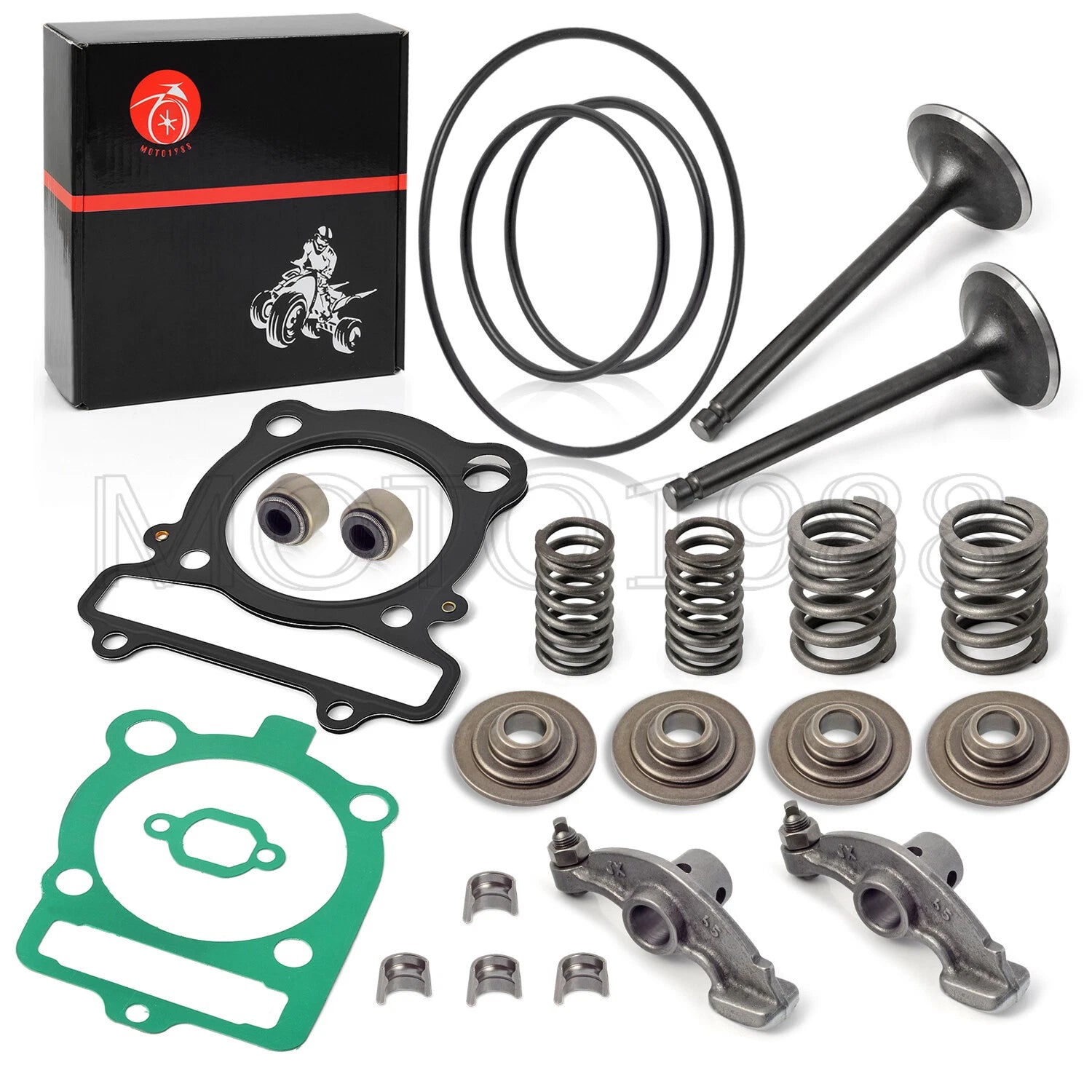 Rocker Arm & Valve Kit for Yamaha 350 Warrior Raptor Grizzly (1995–2006)