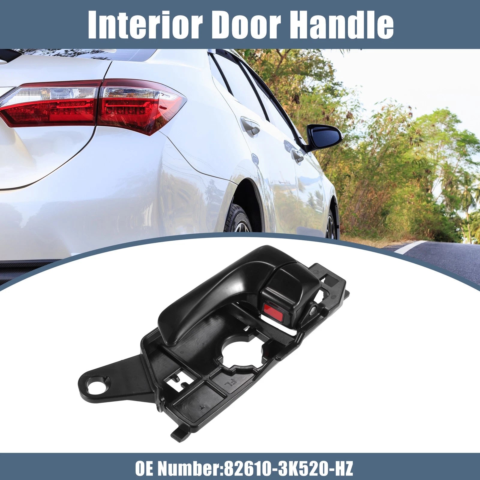 Front Left Interior Door Handle Replacement for Hyundai Sonata (2009–2010)