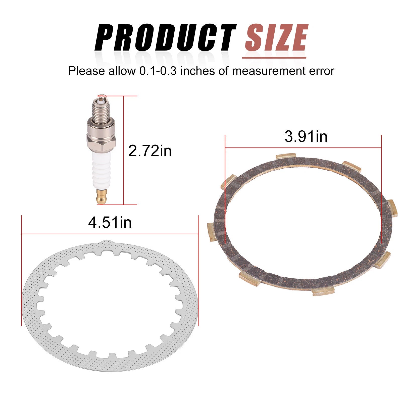 Heavy Duty Clutch Kit w/Gasket for Yamaha TTR125 (2000–2023)