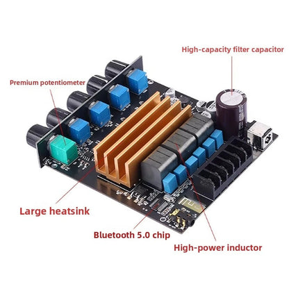 Wireless 5.0 Audio Board 2.1 Channel 100Wx2 for Automotive Sound Systems