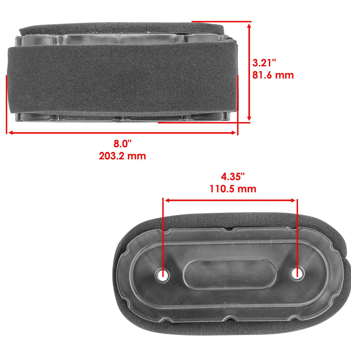 Air Filter Cleaner Replacement for John Deere 717 717A 727 727A ZTrak (2018–2020)