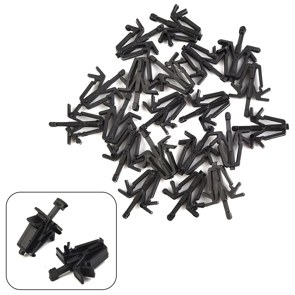 Exterior Clips for Automotive (Black Plastic Replacement Retainer)