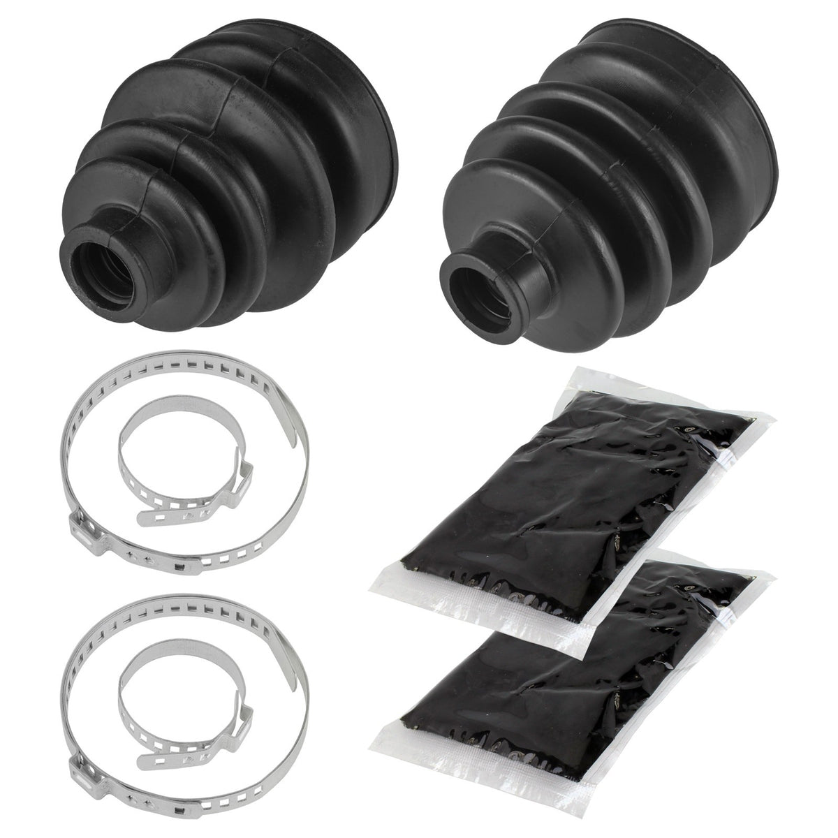 Front Inner Outer Axle CV Boot Kit for Honda TRX300FW Fourtrax 4X4 (1988–2000)