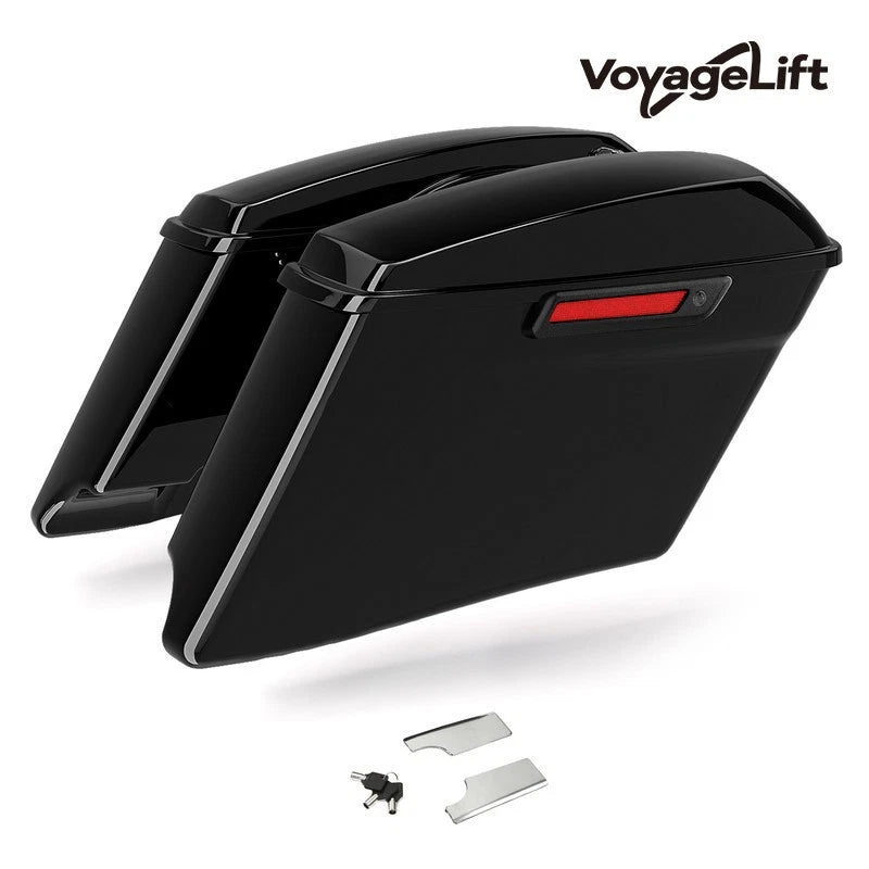 4" Stretched Hard Saddlebags for Harley Touring Road Glide (2014–2024)