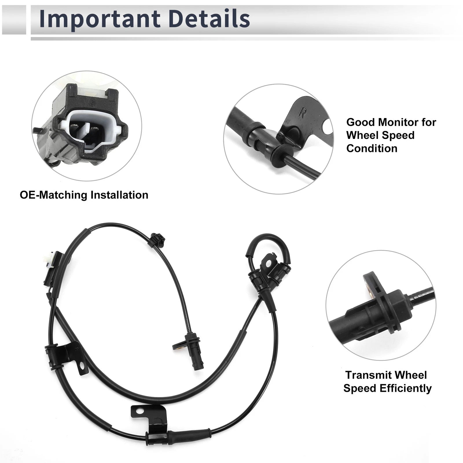 ABS Wheel Speed Sensor No. 598303V500 for Hyundai Azera (2012–2014)