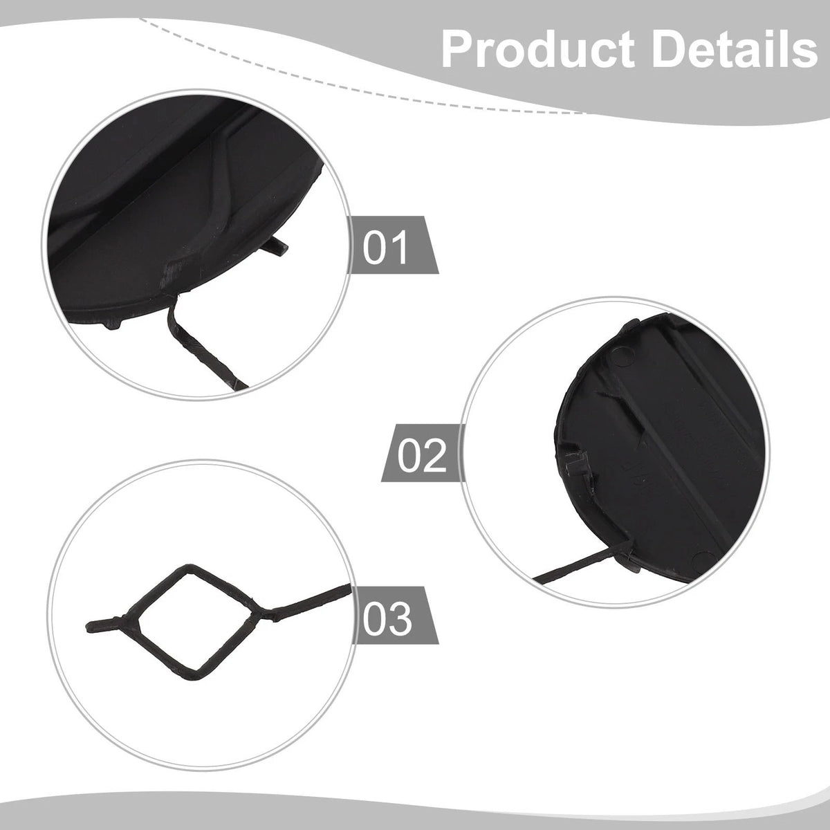 Eye Cover Cap for Toyota Yaris III (2014–2017)