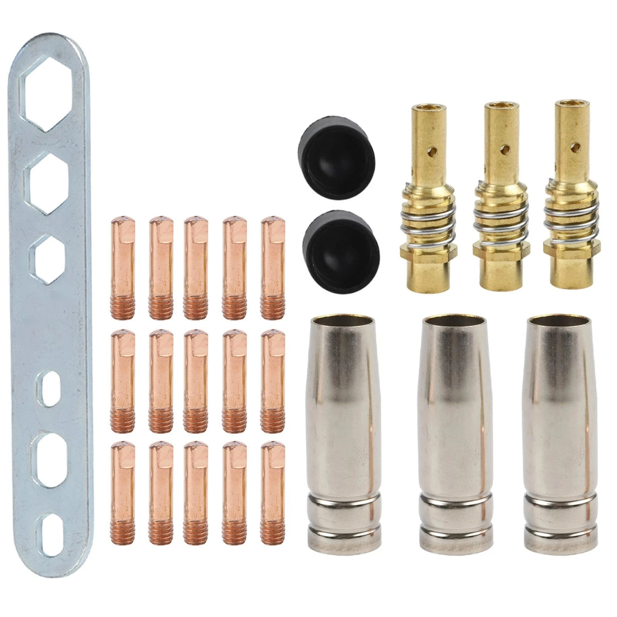 25PCS Gas Welding Accessories Set for 15AK and MB 15 Burners