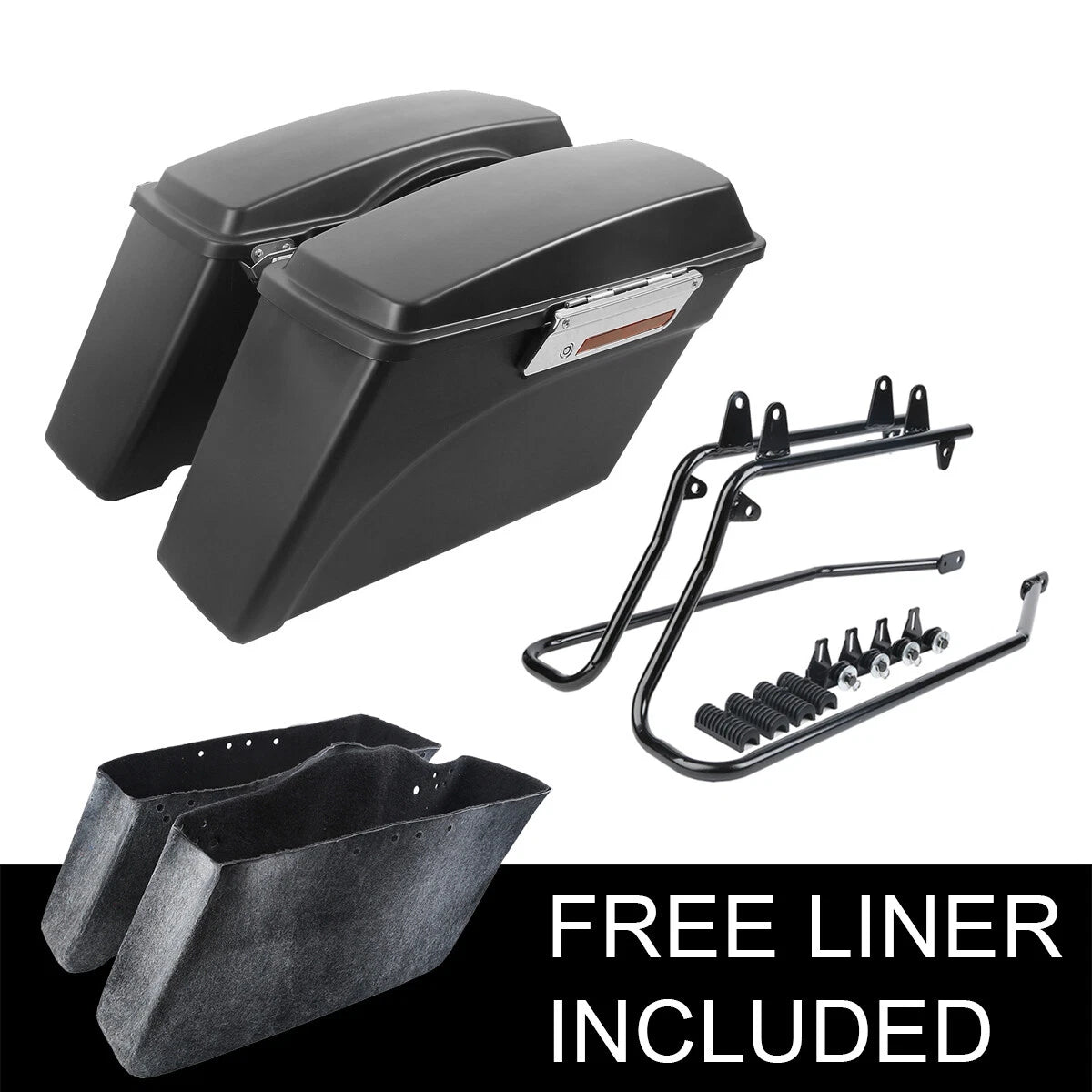 Saddlebag Conversion Bracket for Harley Softail Fatboy (1986–2017)