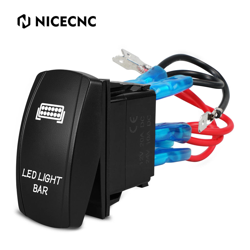 LED Light Bar Control Rocker Toggle Switch for UTV ATV Truck Boat