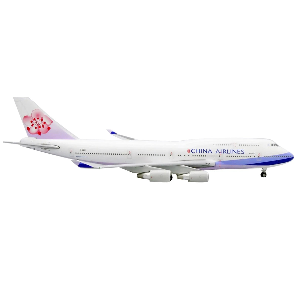 Diecast Alloy Aircraft Model for China Airlines B747 (1/350 Scale)