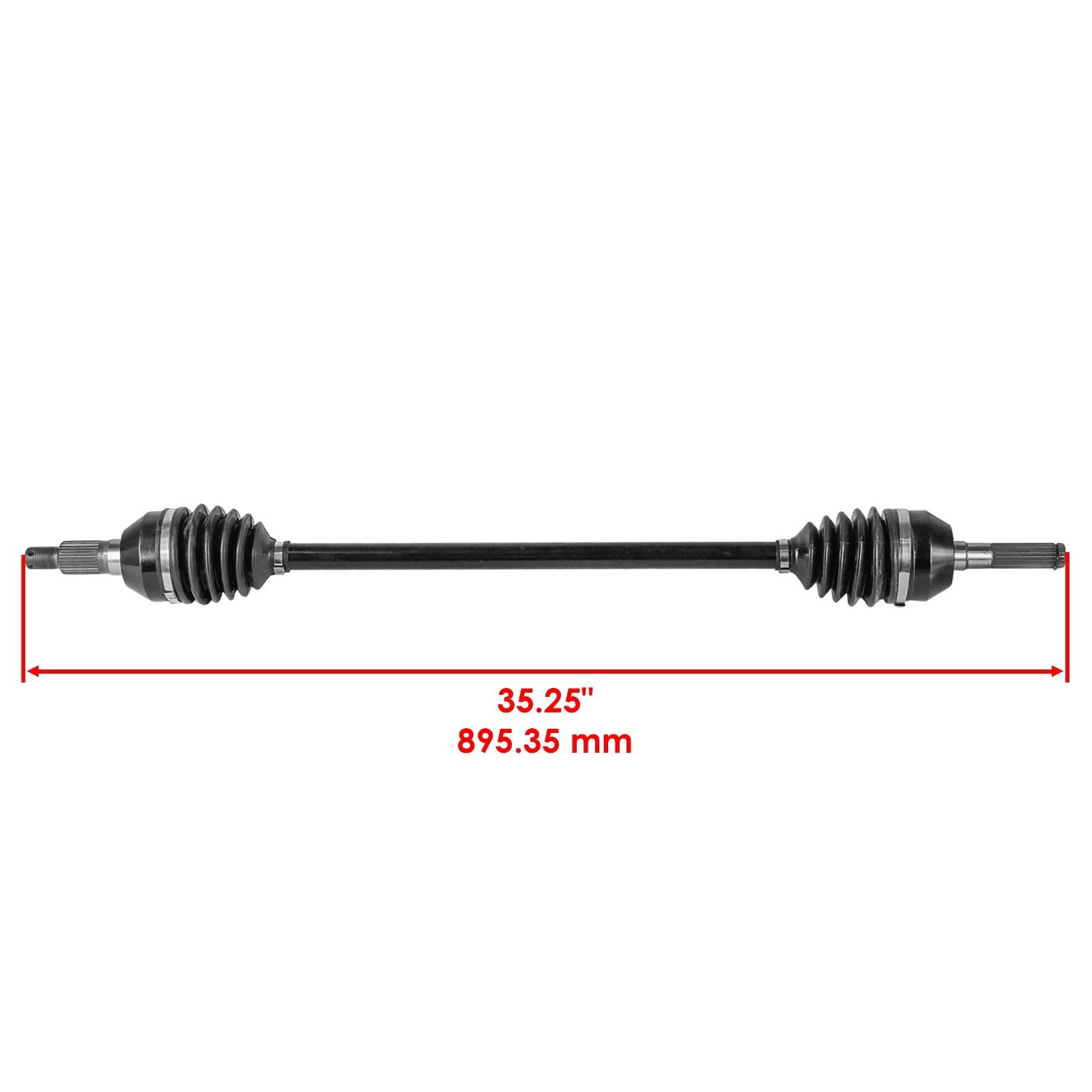 Caltric Front Left CV Joint Axle Replacement for Can Am Maverick X3 (2018–2019)