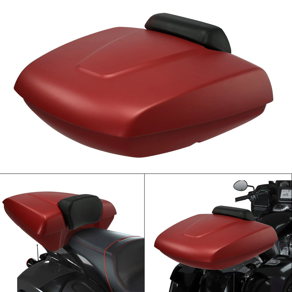 Low Profile Trunk Backrest for Indian Challenger (2020–2025) Ruby Smoke