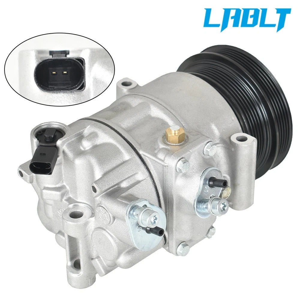 AC Compressor with Clutch for Volkswagen Jetta Beetle Passat Golf (2006–2014)