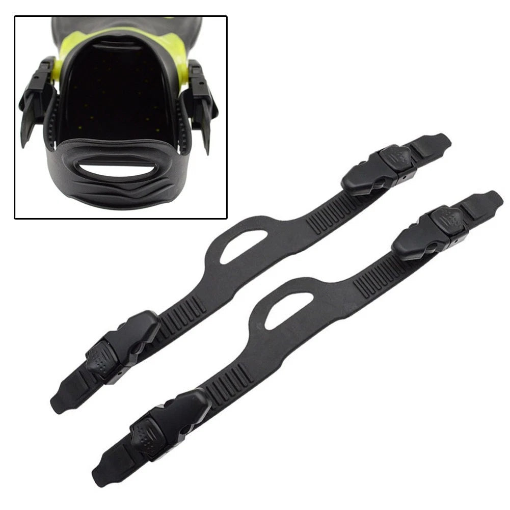 Adjustable Rubber Fin Strap for Swimming and Scuba Diving Gear