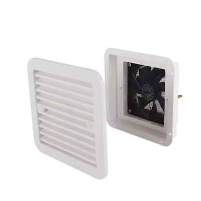 12V RV Side Air Vent Fan for Trailer Caravan (Strong Wind)
