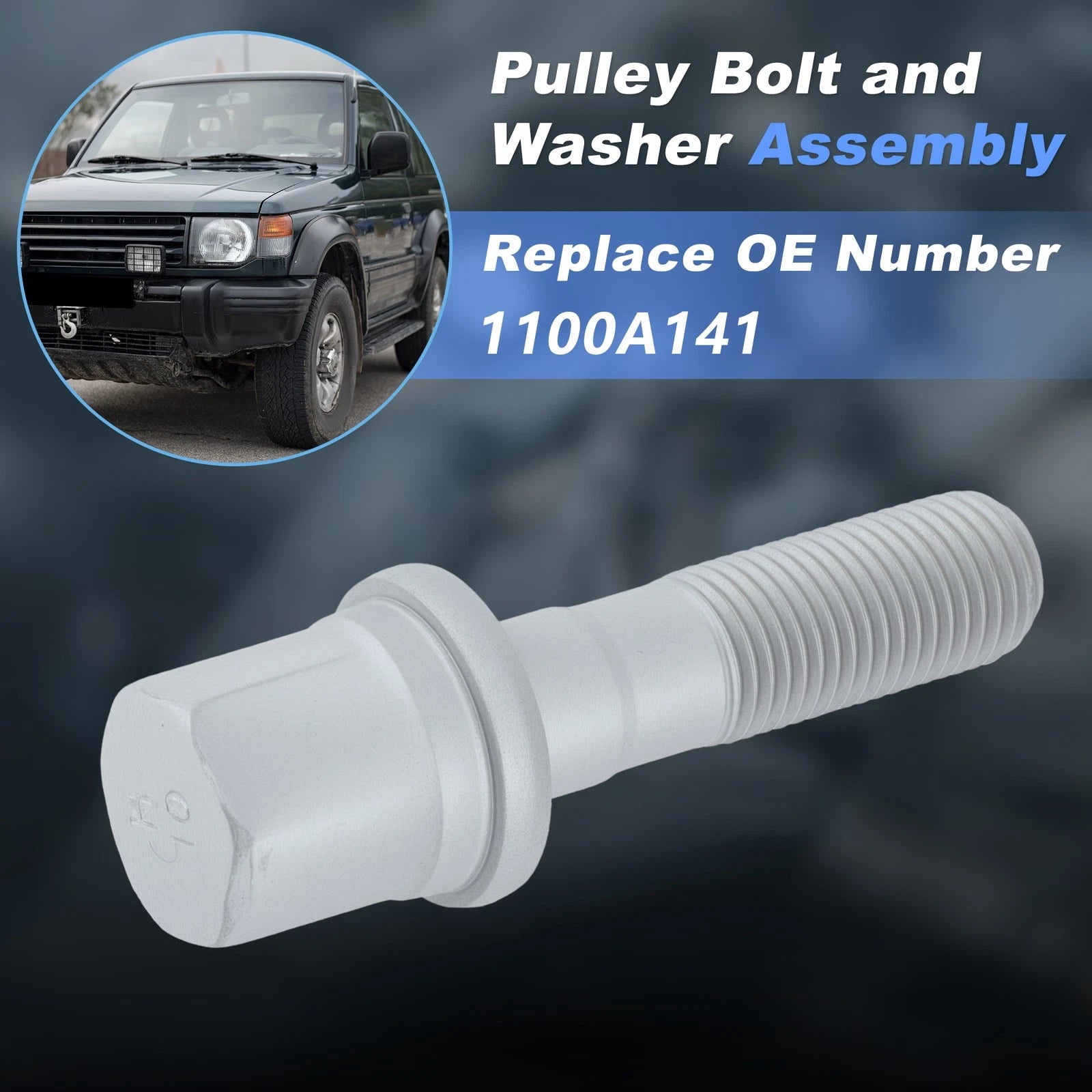 Engine Crankshaft Pulley Bolt for Mitsubishi Montero (1994–2006)