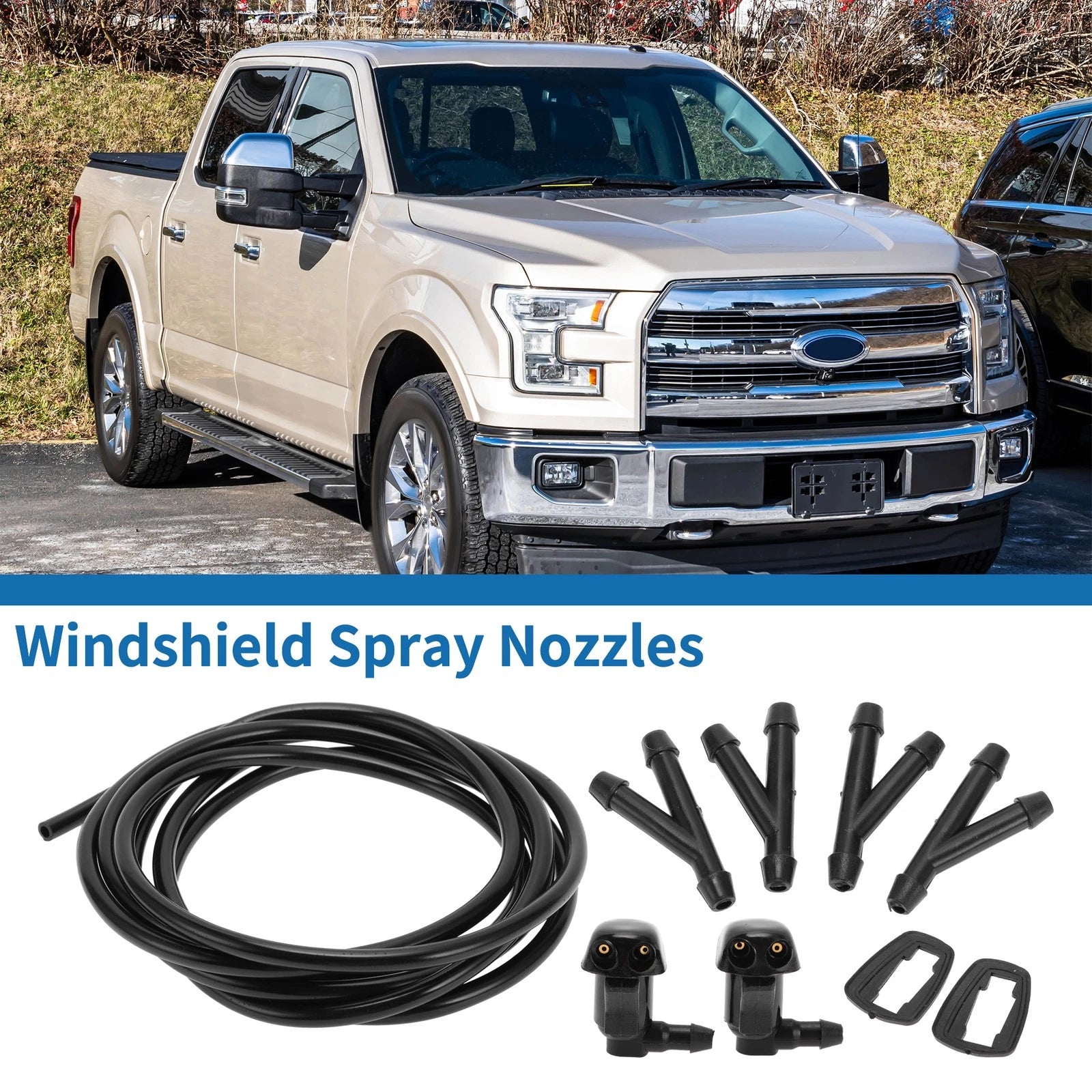 Front Windshield Washer Nozzles Set for Toyota MR2 (1989–1999)