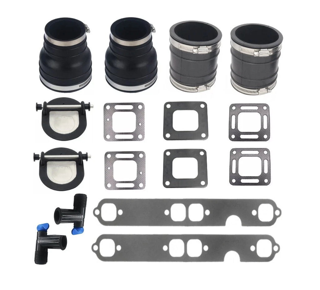 Exhaust Manifold Bellow Tube Kit for MerCruiser GM V8 (3")