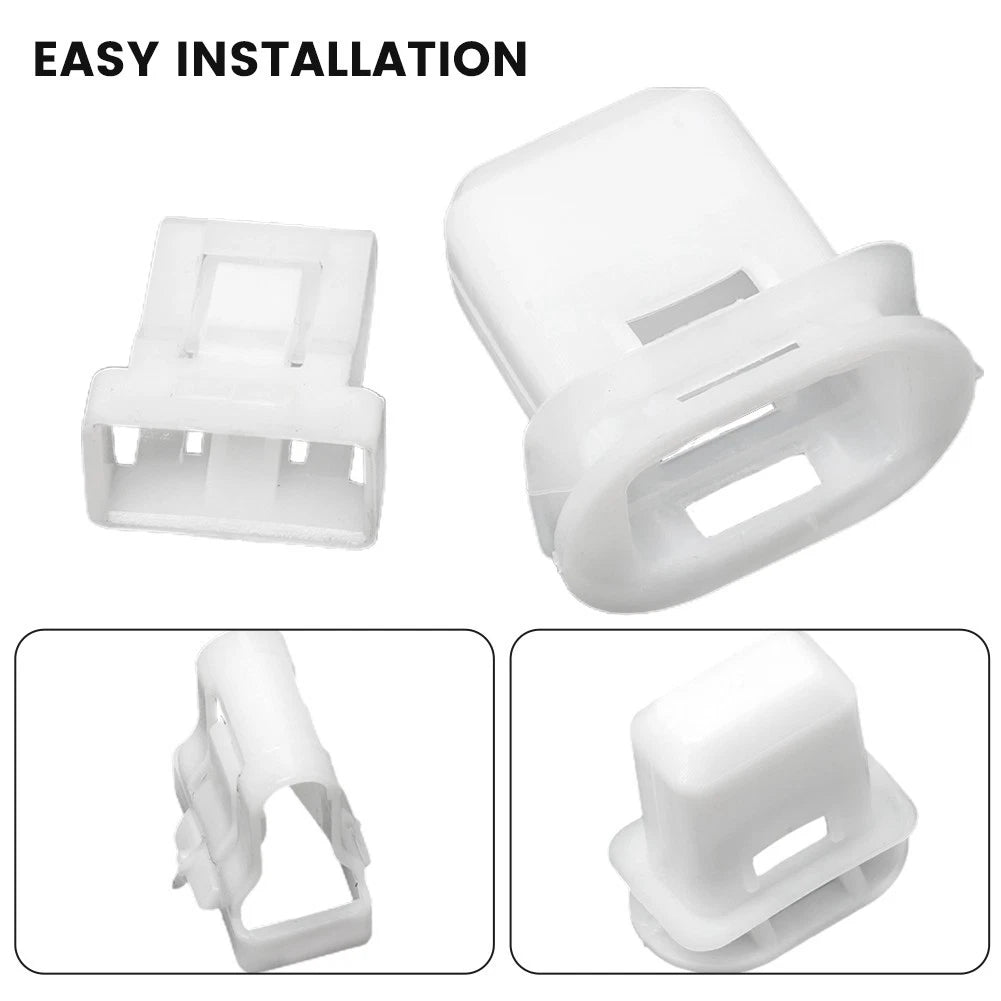 Clip Rear Seat Useful White 2pcs 72693-12080 Accessories High Reliability