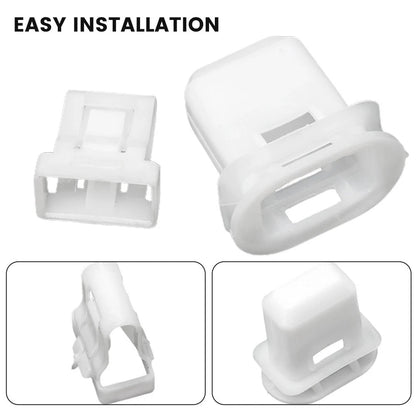 Clip Rear Seat Useful White 2pcs 72693-12080 Accessories High Reliability