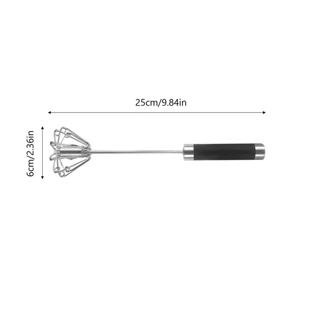 10-Inch Stainless Steel Egg Beater Whisk for Kitchen Use