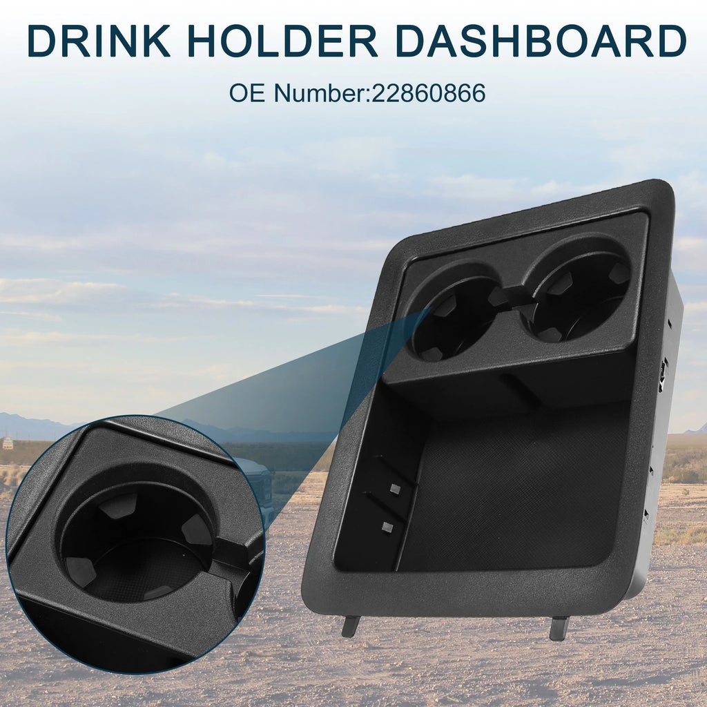 Cup Holder for Chevrolet Avalanche Replacement Black (2002–2013)