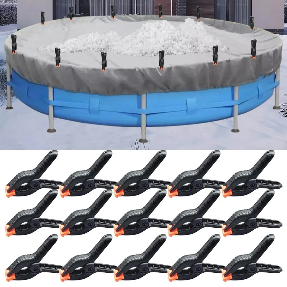 4 Pool Cover Clips - 4 Inch Size for Secure Grip