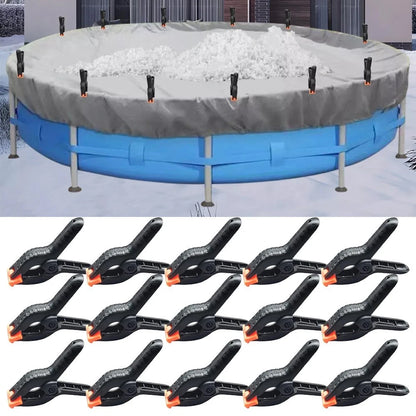 4 Pool Cover Clips - 4 Inch Size for Secure Grip