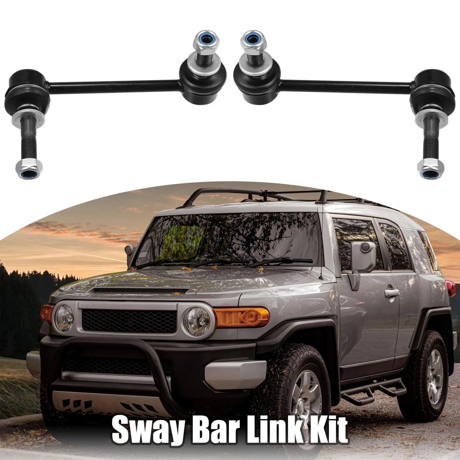 2pcs Front Sway Bar Link Replacement for Toyota 4Runner FJ Cruiser (2010–2024)