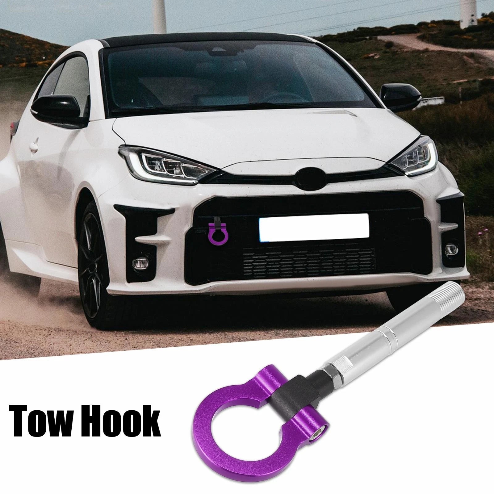Tow Hook Screw On Round Trailer Ring for Toyota Avanza (2016–2024)
