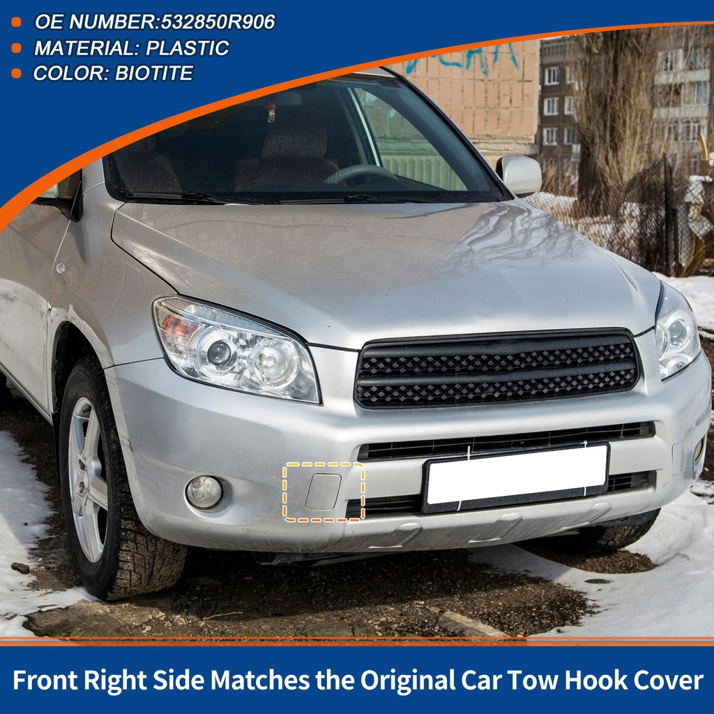 Front Tow Hook Cover Replacement for Toyota RAV4 (2009–2011)