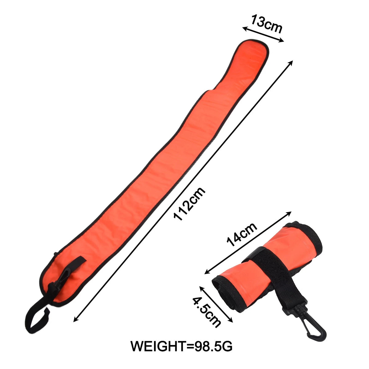Diving SMB Marker Buoy with Overpressure Valve 45 Inch