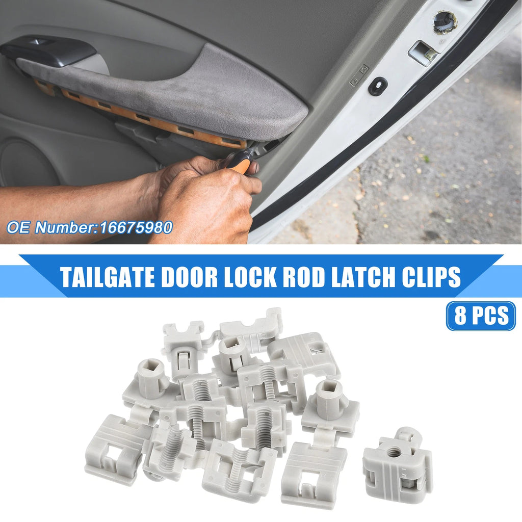 Tailgate Door Lock Rod Latch Clips Replacement Set for Chevrolet Astro (1994–2005)