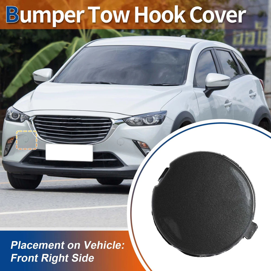 Front Tow Hook Cover Replacement for Mazda CX-3 (2016–2020) Machine Gray