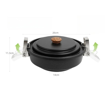 Outdoor Pressure Pot for Even Heat Distribution (No Part Numbers)