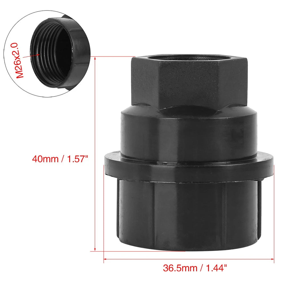 Wheel Lug Nut Cover M26x2.0 Replacement for GMC Yukon (2007–2014)