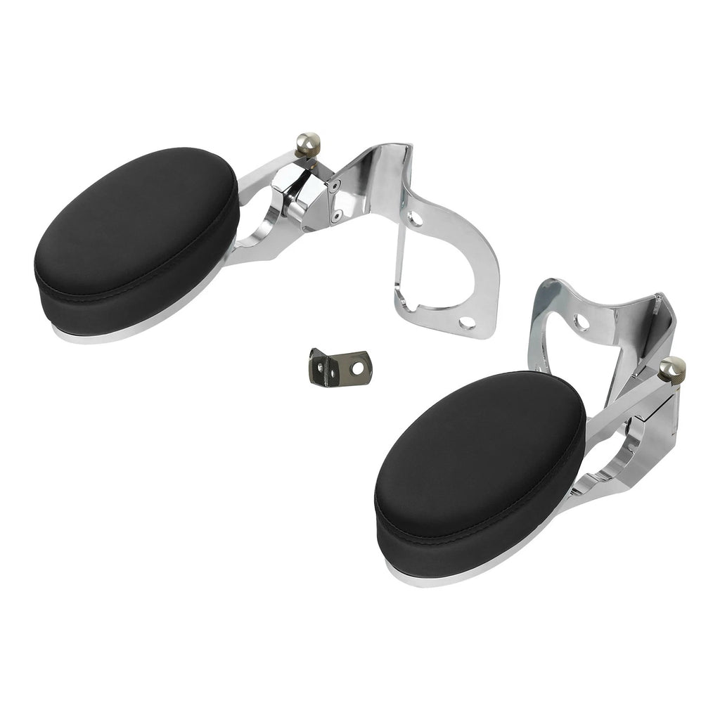 Chrome Adjustable Passenger Armrests for Harley Road Electra Glide (2014–2025)