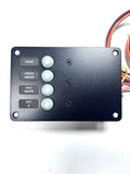 Paneltronics INV-4916-009-BW Multi Function Switch Panel for Boats (N/A)