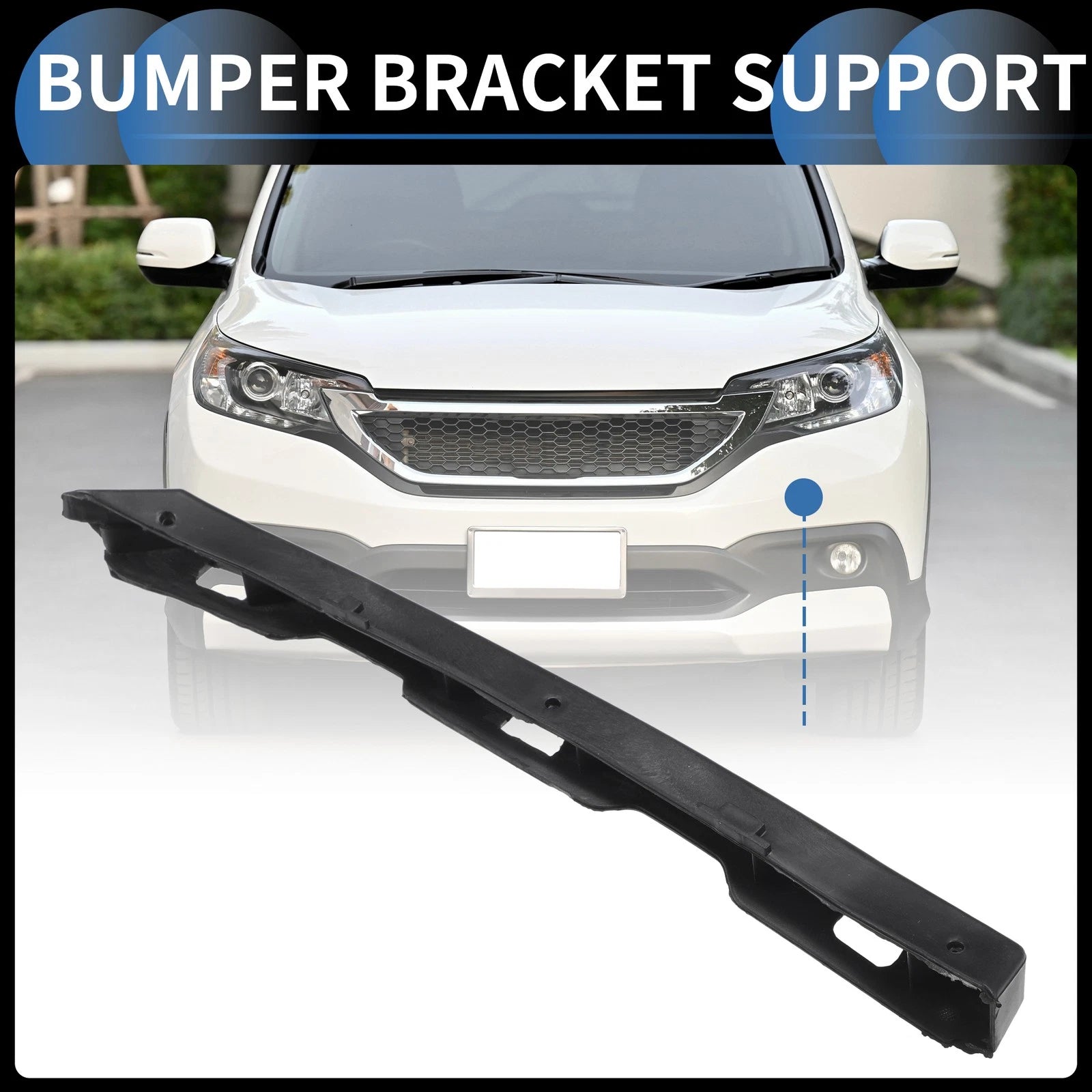 Left Front Bumper Retainer Bracket for Hyundai Elantra (2011–2016)