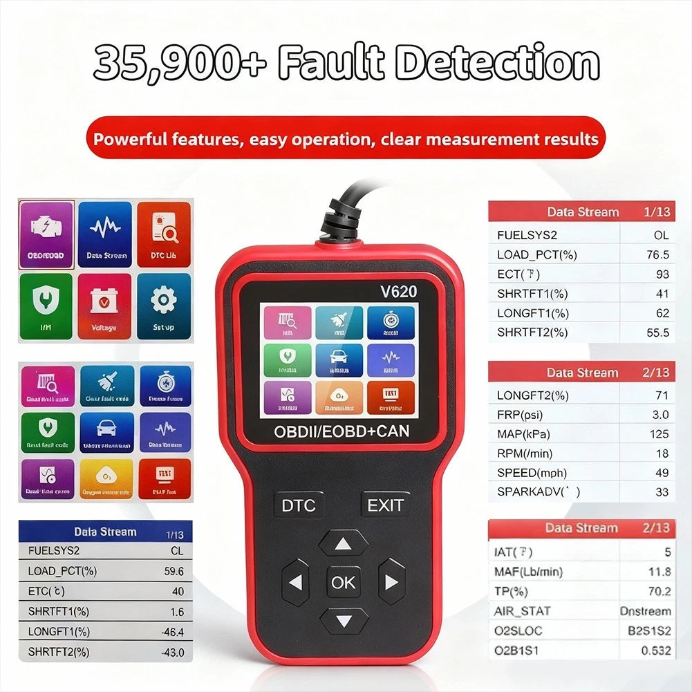 V620 Automotive Electrical Tester for Vehicles