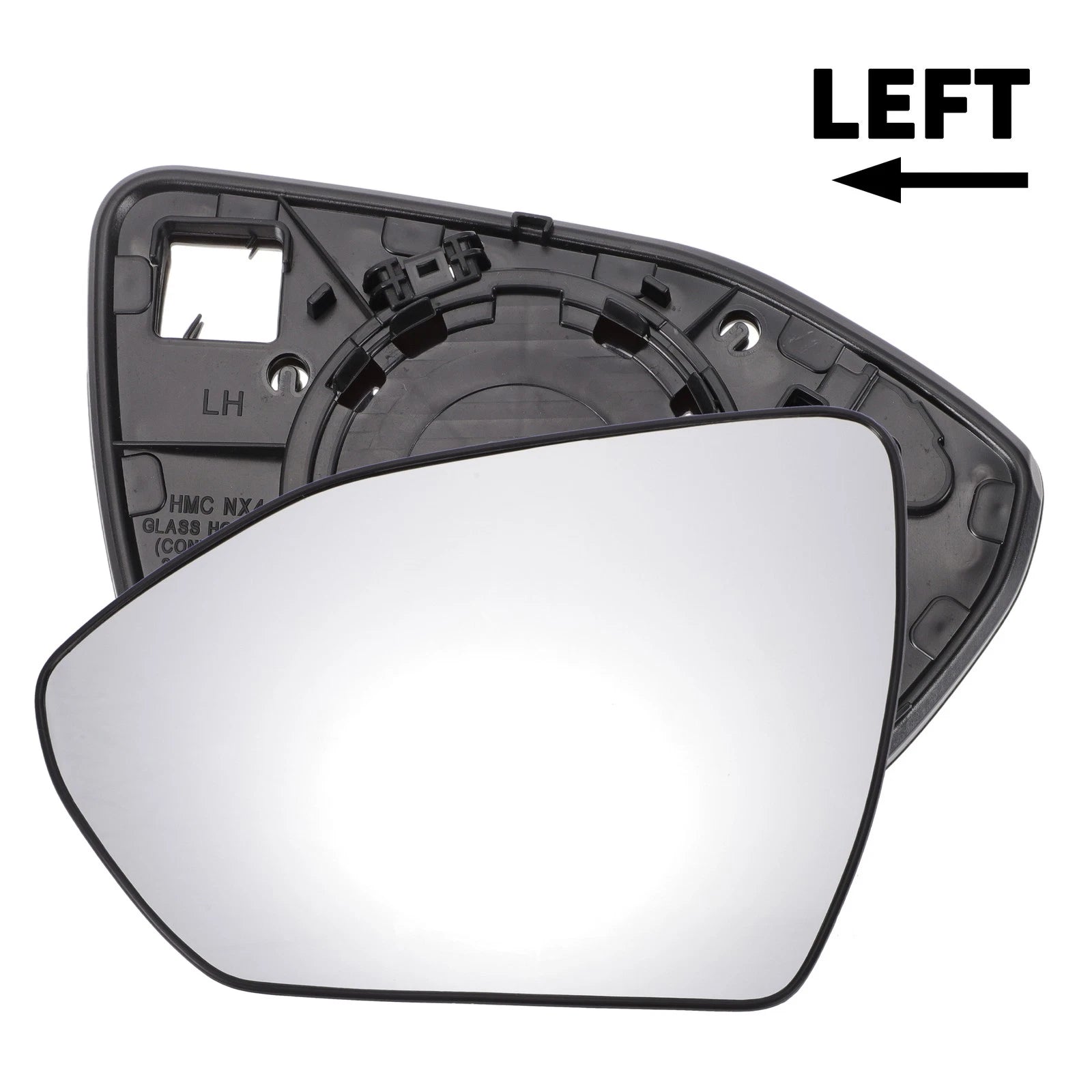 Left Side Mirror Glass Non Heated Replacement for Hyundai Tucson (2022–2024)