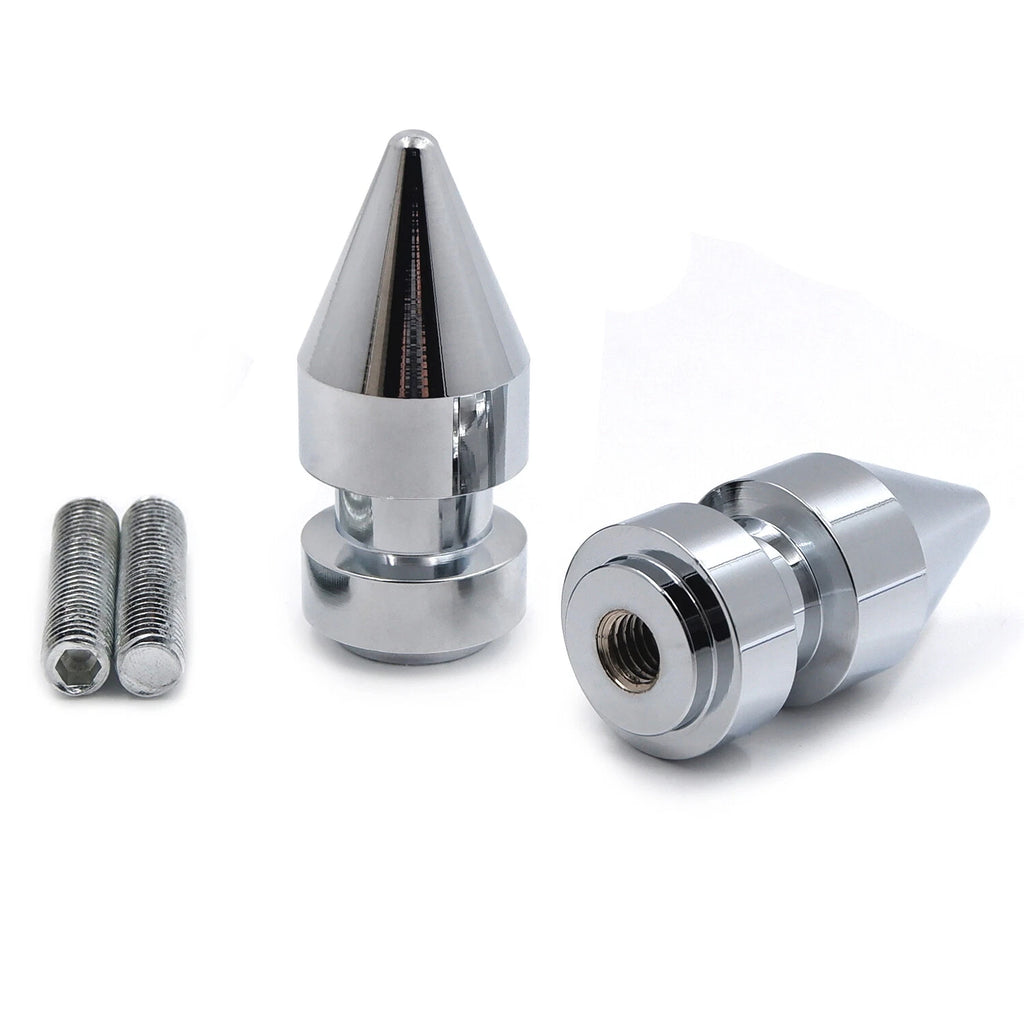 Chrome Spike Swingarm Spools 8mm for Honda CBR 1000RR (2004–2011)