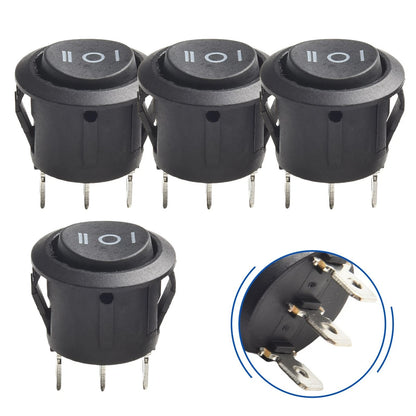 3 Position Rocker Switch for Panel Mount (6A 250VAC/10A 125VAC)