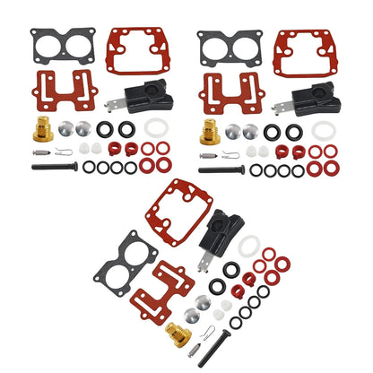 3Pcs Carb Rebuild Kit for Johnson Evinrude V4 (1985–1995) 435443