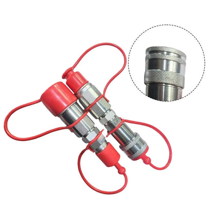 Hydraulic Quick Connectors Flat Face for Agricultural Machinery (12 Inch)