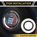 Engine Start Stop Button Switch Knob Cover Ring for Ford Maverick (2022)