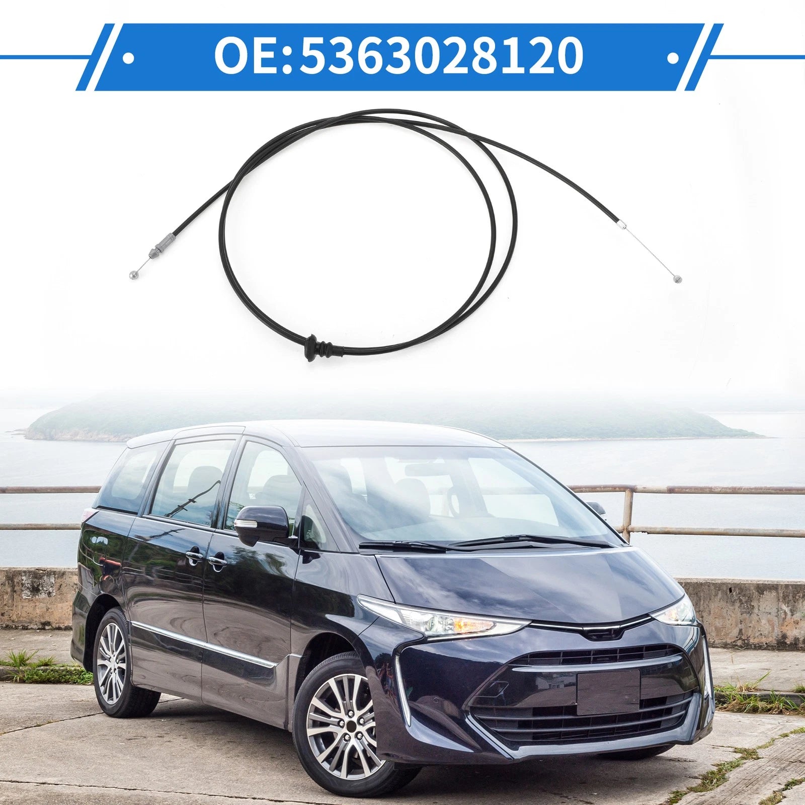 Hood Latch Release Cable Replacement for Toyota Previa (2006–2016)